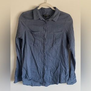 Banana Republic Textured Cotton Button Down